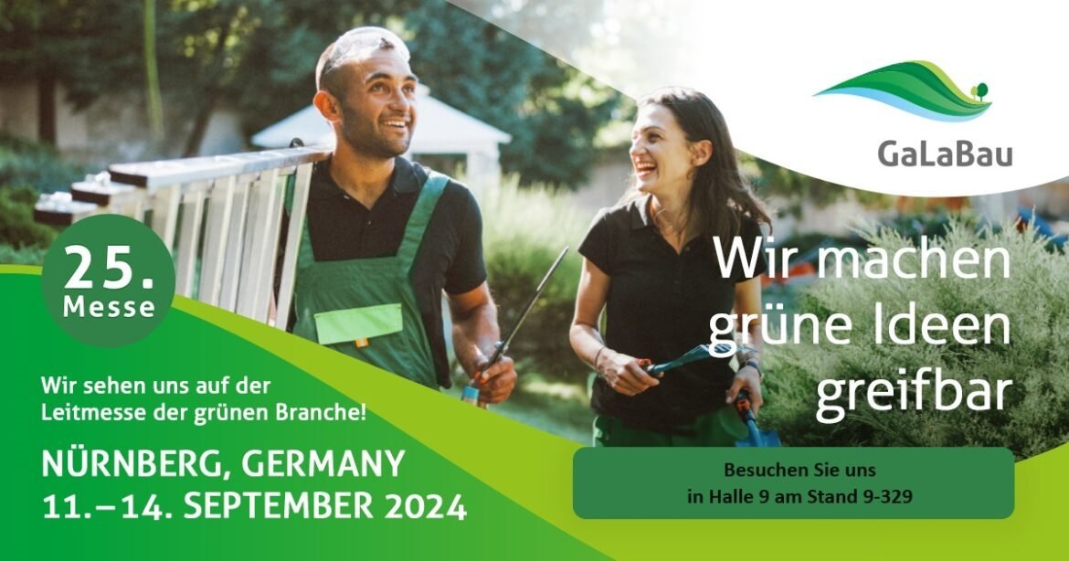 GaLaBau 11. – 14. September 2024 in Nürnberg